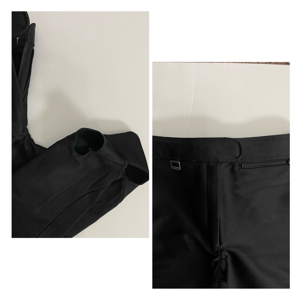 FERA Skiwear Vintage Stirrup Black Pants size 6